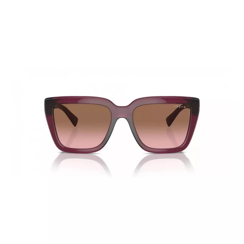 VOGUE VO5575SB29891 Women's Rectangular Sunglasses Havana Brown Gradient 55mm