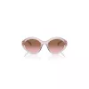 Vogue VO5576SB29421 Women's Sunglasses - Cat Eye, Transparent Pink, Dark Grey Lenses