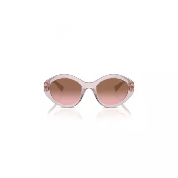 Vogue VO5576SB29421 Women's Sunglasses - Cat Eye, Transparent Pink, Dark Grey Lenses