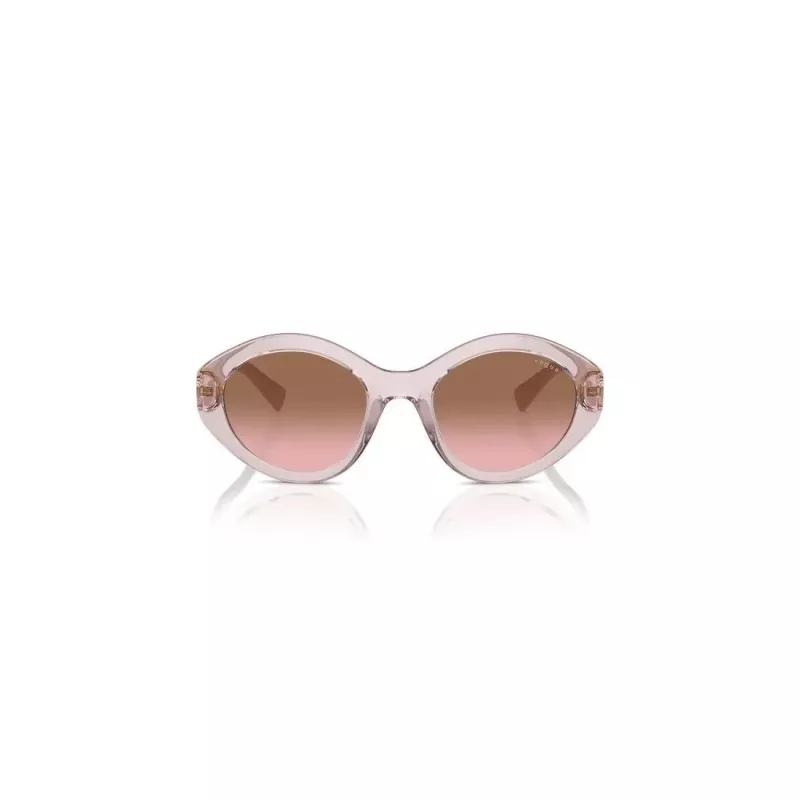 Vogue VO5576SB29421 Women's Sunglasses - Cat Eye, Transparent Pink, Dark Grey Lenses