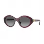 VOGUE VO5576SB2989T Women's Cat Eye Sunglasses - Transparent Pink Frame Dark Grey Lens 52mm