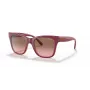 VOGUE Women's Cat Eye Sunglasses VO5428S299414 Transparent Pink Frame Brown Gradient Lens 51mm