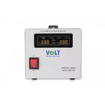 Volt Polska AVR Pro 1000VA Servo Voltage Stabilizer with 3% Accuracy