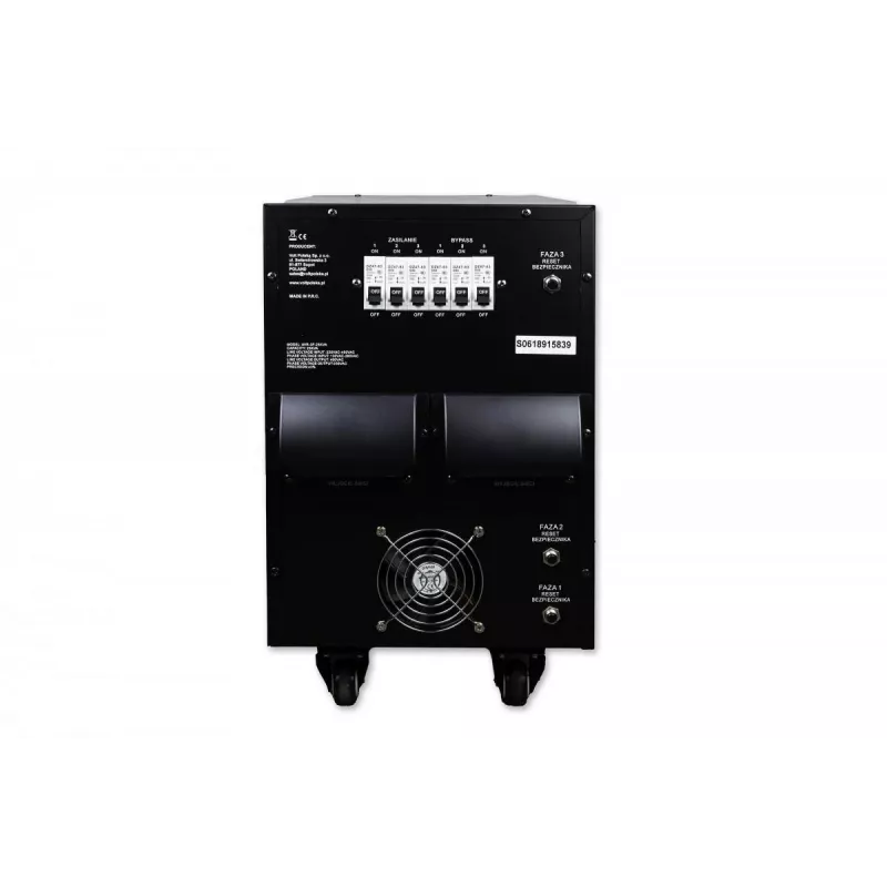 VOLT POLSKA AVR PRO 25000VA Three-Phase Automatic Voltage Stabilizer 3% Accuracy Servo Motor