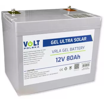 Volt Polska Gel VPRO 12V 80Ah Deep-Cycle Gel Battery