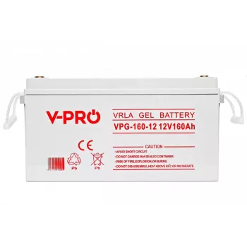 Volt Polska Gel VPRO Solar Battery 12V 160Ah Deep-Cycle Gel VRLA