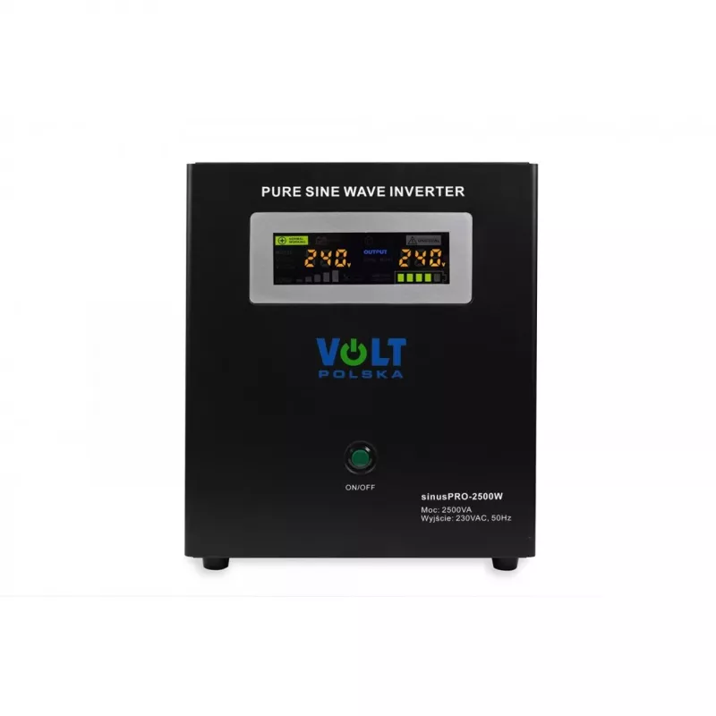 VOLT POLSKA SINUS PRO 2500W 24V UPS Pure Sine Wave 3500VA