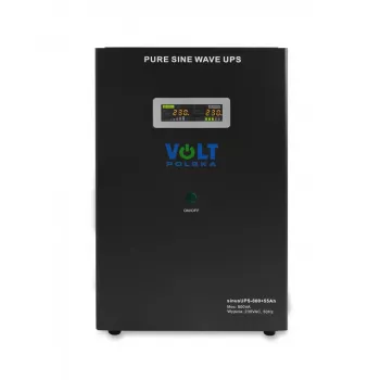 VOLT POLSKA SINUS UPS 800 + 55Ah Uninterruptible Power Supply (500/800W)