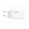 Voltage GaN 67W Wall Charger, 2x USB-C & 1x USB-A, PD 3.0, QC 3.0, PPS, EU Plug, White