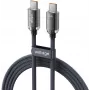 VOLTAGE PureCrystal 100W USB-C to USB-C PD Cable 1m Black