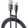 VOLTAGE PureCrystal USB-A to USB-C Cable 66W 1m Black