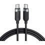 VOLTAGE VEKS100CC100BK USB-C to USB-C Silicone 100W PD Cable 1m Black