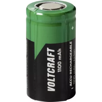 VOLTCRAFT 18350 Flat-Top Li-Ion Battery 3.7 V 1100 mAh (VC-17666005)