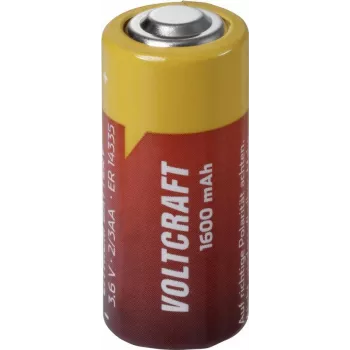 VOLTCRAFT 2/3 AA Lithium Battery 3.6 V 1600 mAh Li-SOCl2 Non-Rechargeable (VC-12632305)
