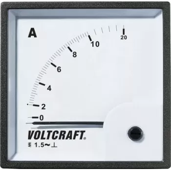 VOLTCRAFT AM-72X72/10A Analog Panel Ammeter 10A AC Moving Iron