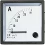 VOLTCRAFT AM-72X72/25A Analog Panel Meter, Moving Iron, 0-25 A AC, 72x72 mm, Class 1.5