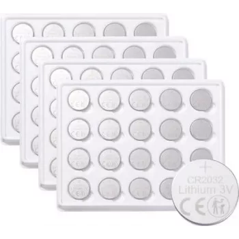 VOLTCRAFT CR2032 Lithium Button Cell 3 V 220 mAh, 100-Pack (VC-16865920)