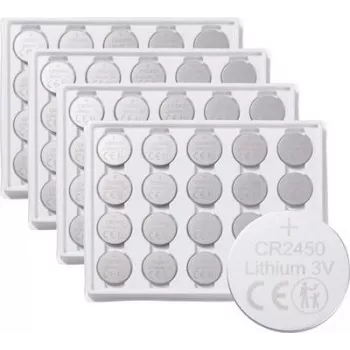 Voltcraft CR2450 Button Cell 3 V 580 mAh Lithium Battery Pack of 40 VC-16865930