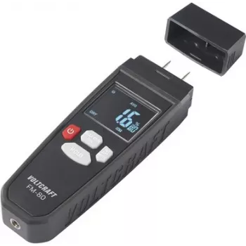 Voltcraft FM-80 Material Moisture Meter Pin-Type and Inductive Function for Wood and Building Materials VC-14432275