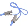 VOLTCRAFT Highly Flexible Safety Test Lead [4 mm Lamella Plug - 4 mm Lamella Plug] 0.5 m Blue MSB-501 10 A (VC-8063410)