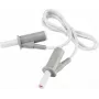 VOLTCRAFT Highly Flexible Safety Test Lead [4 mm Lamella Plug - 4 mm Lamella Plug] 0.75 m White MSB-501 10 A (VC-8063515)