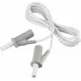 VOLTCRAFT Highly Flexible Safety Test Lead [4 mm Lamella Plug - 4 mm Lamella Plug] 1.5 m White MSB-501 10 A (VC-8063555)