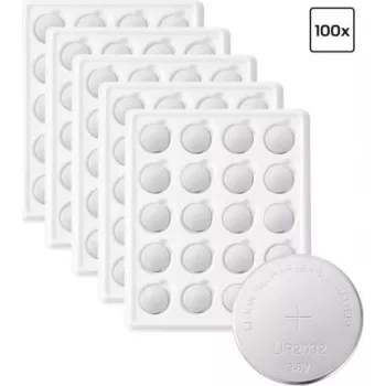 VOLTCRAFT LIR2032 Rechargeable Lithium-Ion Coin Cell Battery 45 mAh 3.6 V, 100-Pack VC-18689115