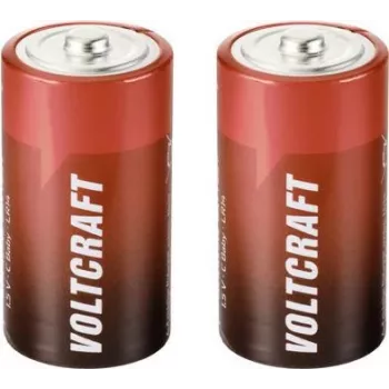 VOLTCRAFT LR14 Baby (C) Alkaline Battery 7500 mAh 1.5 V 2-Pack (VC-12714180)