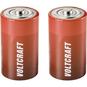 VOLTCRAFT LR20 Mono D Alkaline Battery 18000 mAh 1.5 V 2 Pack (VC-12941365)