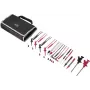VOLTCRAFT MLSet-120 Test Lead Set, 6-Piece, 4 mm Banana Plugs, Test Probes, 0.64 mm Pin Contacts, 1.2 m, Red/Black VC-18652750