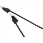 VOLTCRAFT MSB-100 Black 1m Test Lead 4mm Banana Plug to 4mm Banana Plug CAT III 1000V CAT IV 600V 19A VC-15443090
