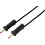 VOLTCRAFT MSB-132 1m Black Test Lead 4mm Stackable Plug to 4mm Stackable Plug VC-18709985