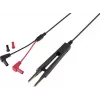 VOLTCRAFT MSL-503-2 Test Lead Set, 4 mm Safety Plug to 4 mm Safety Plug, 39 cm, 10 A, 1000 V, CAT III/IV, Black/Red, 2 Leads VC-18654460