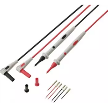 VOLTCRAFT MSL-530 Test Lead Set 4 mm Banana Plug to Test Probe 1 m Black/Red 1 Pair VC-17766110
