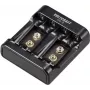 VOLTCRAFT P4-9 Round Cell Charger for NiMH/NiCd AA, AAA, 9V Block VC-14936385