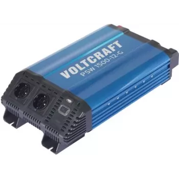 VOLTCRAFT PSW 1500-12-G Pure Sine Wave Inverter 1500 W 12 V DC to 230 V AC VC-14490405