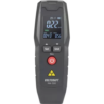 VOLTCRAFT RM-300 Geiger Counter Radiation Detector for Beta, Gamma, X-ray with Audible Alarm VC-13986170