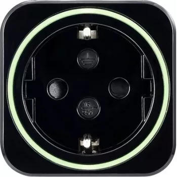 VOLTCRAFT SEM6500 BLACK Energy Cost Meter with Wireless Smart Plug, Data Logger, USB Export, Cost Forecast, TRMS, Adjustable Tariff VC-15450900