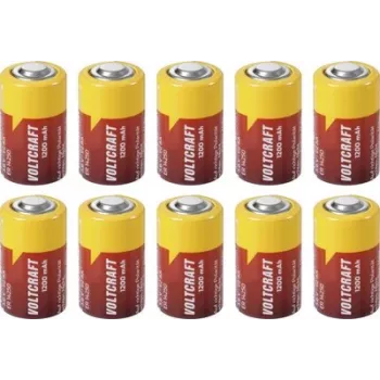 VOLTCRAFT Special Battery 1/2AA Button-top Li-SoCl2 3.6 V 1200 mAh 10 pcs (VC-17256075)