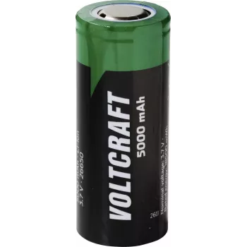 VOLTCRAFT Special Battery 26650 Flat-Top Li-Ion 3.7 V 5000 mAh 1 pc (VC-17666010)