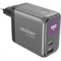 VOLTCRAFT UC-100W01 GaN USB Wall Charger 100W USB-C PD + USB-A Black VC-17776055