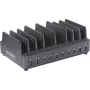Voltcraft UC-240W01 240W 10-Port USB Charging Station with 6x USB-C PD and 4x USB-A QC, Black