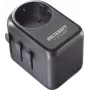 VOLTCRAFT UC-2C1A45W01 45W Travel Charging Adapter with 2x USB-C PD, 1x USB-A QC, EU/UK/China Plugs - Black VC-17792635