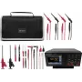 VOLTCRAFT VC-11785300+VC-18652750 Universal Smart Charger for NiMH/NiCd AA, AAA, C, D, 9V with LCD, 4+2 Channels, Includes 4x VARTA AA 2100mAh