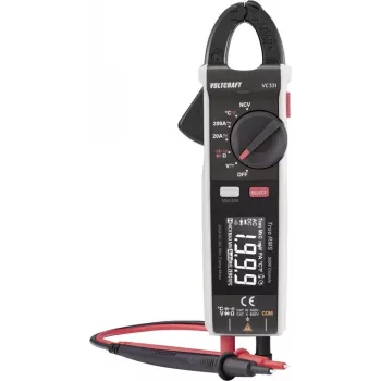 VOLTCRAFT VC-331 Digital Clamp Meter AC/DC 200 A CAT II 600 V CAT III 300 V 2000 Counts