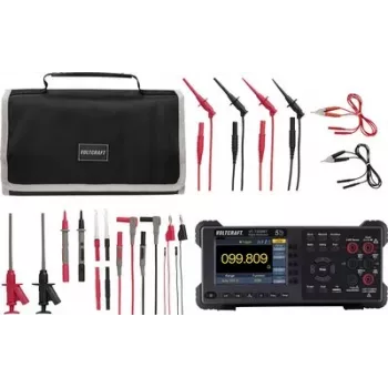 VOLTCRAFT VC-7200BT Bench Multimeter with MLSET-120 Test Leads (VC-11015340+VC-18652750+VC-11732520)