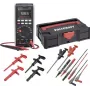 Voltcraft VC-831 True RMS Digital Multimeter Set with T-Loc Systainer, Test Leads, Alligator Clips, Hook Clips, and K-Type Temperature Probe 3342859+2181316+1674350+167435