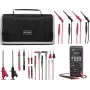VOLTCRAFT VC-831 True RMS Digital Multimeter with MLSet-120 Test Leads and Carrying Bag VC-12884320+VC-18652750