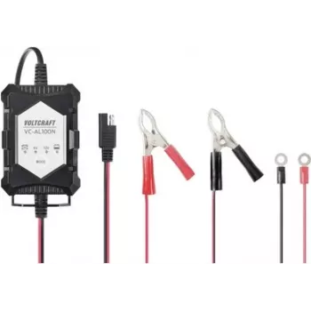 VOLTCRAFT VC-AL100N VC-13188600 Automatic Battery Charger 6V/12V 1A for Lead-Acid, AGM, Gel, LiFePO4