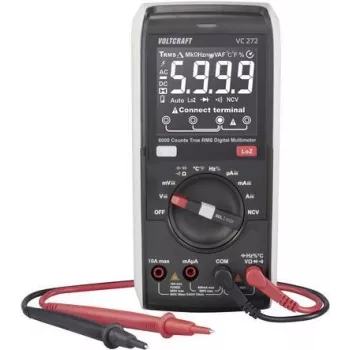 VOLTCRAFT VC272 True RMS Digital Multimeter CAT III 600 V 6000 Counts VC-12884310